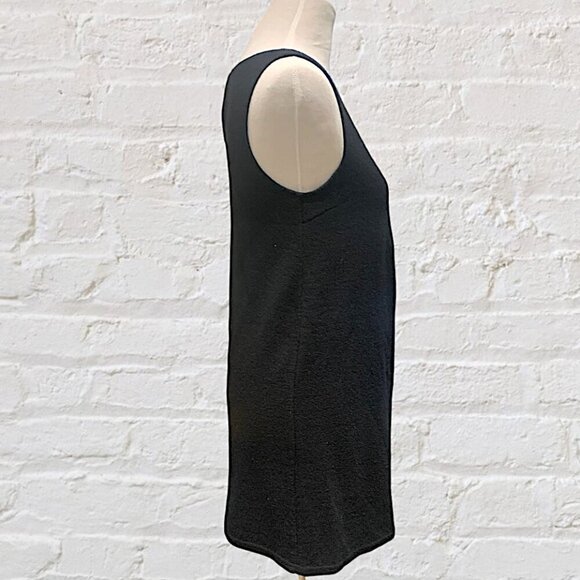 Zara Sleeveless A-Line Wool Blend Sweater Dress Black Size Medium - Picture 4 of 13